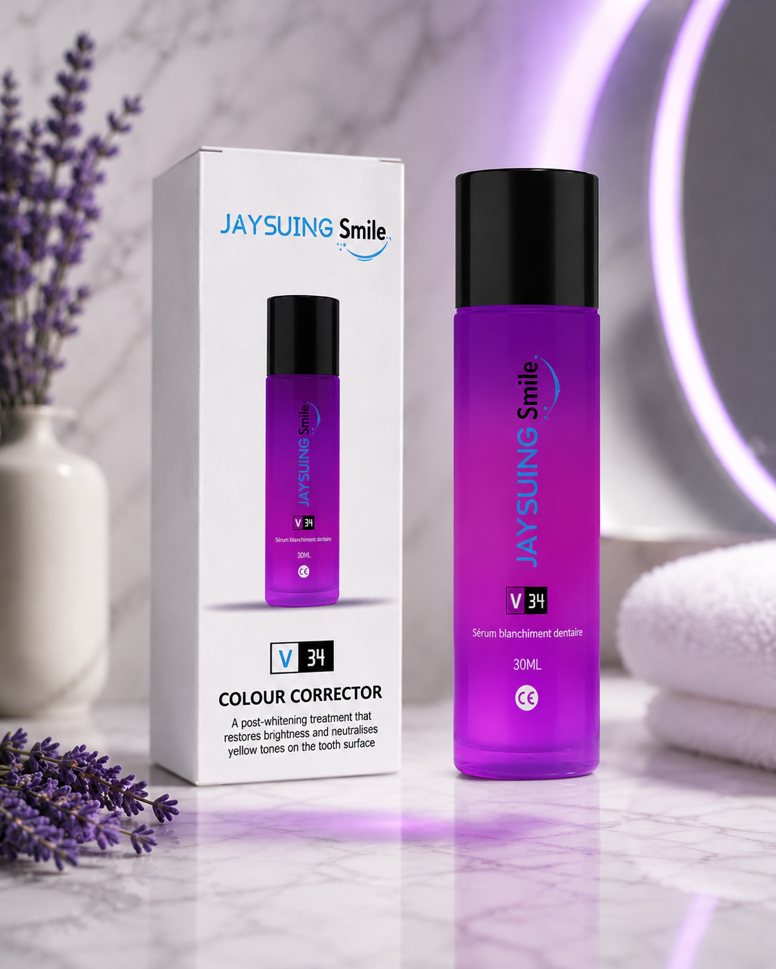 Sérum Blanqueador Violeta AuraSmile™