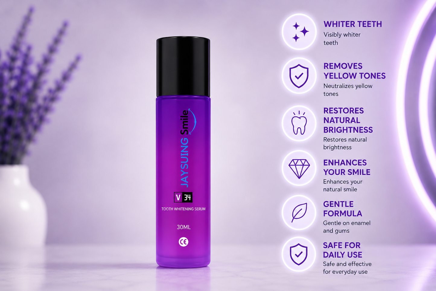 Sérum Blanqueador Violeta AuraSmile™